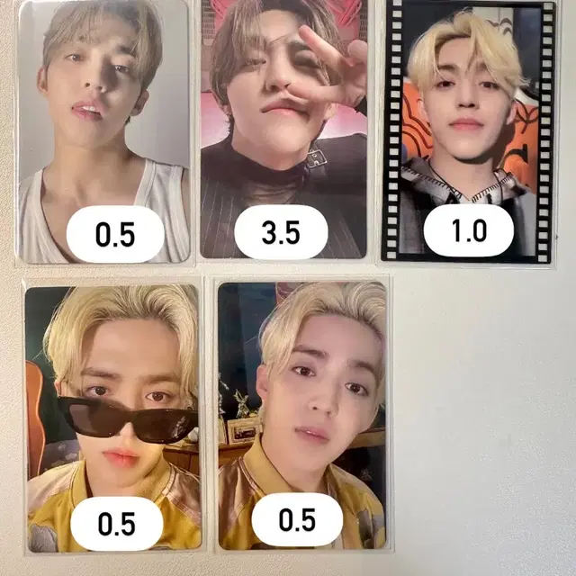 세븐틴 각종 포카