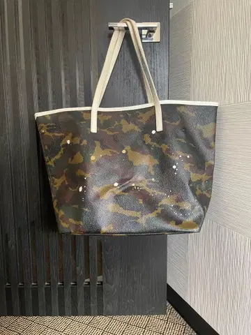 카모 패턴 토트백 대용량