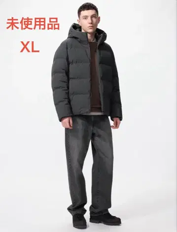 미사용 UNIQLO 심리스 다운 파카 유니클로 XL 남성용