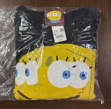 유니클로 스펀지밥 캑터스 플랜트 프리 마켓 후드티 XL 블랙