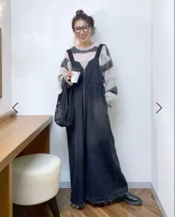 니코앤드 2way 데님 점퍼 스커트