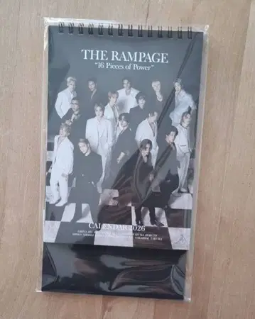 달력만 [ 미개봉 ] THE RAMPAGE 2026 탁상 달력