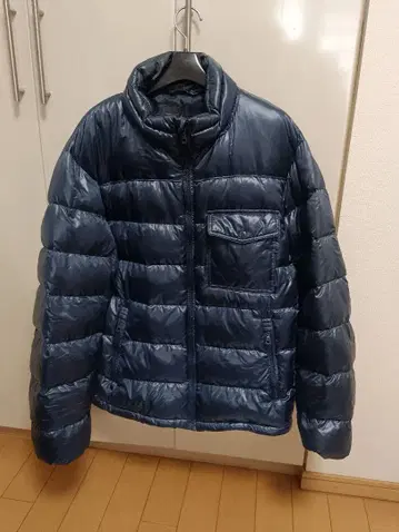 유니클로 다운 자켓 XL 다크 블루