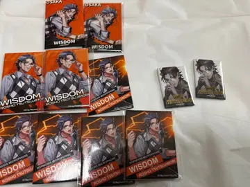 히프마이 히프노시스 마이크 츠츠지모리 로쇼 스퀘어 캔뱃지 모음