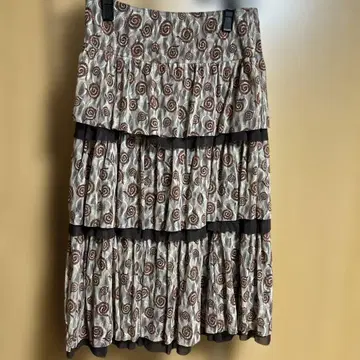 HIROKO KOSHINO 레이어드 스커트 38