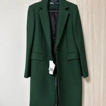 ZARA 코트 그린 M 사이즈 MANTECO