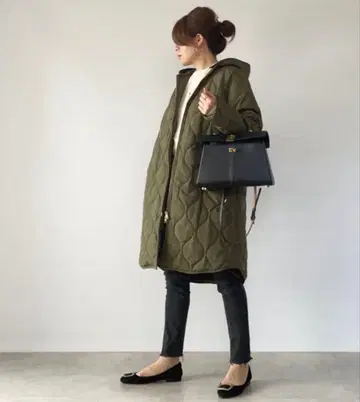 엠마 테일러 3WAY 퀼팅 코트 라이너 & 후드 38