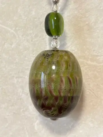 잠자리 구슬 야기 시게미치 목걸이