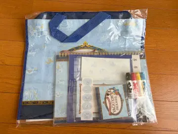 바케이션 패키지 스테이셔너리 세트 파랑 바케파 굿즈