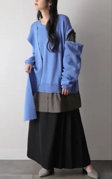 kOhAKU [단종] [이소재 도킹 변형 니트]