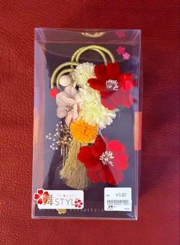 하나고코로 머리 장식 성인식 결혼식 파티