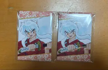 이누야샤 교마후 스퀘어 캔뱃지 2개 세트