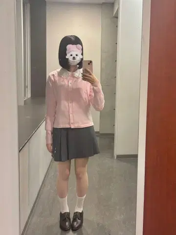 별과 달 버튼 가디건