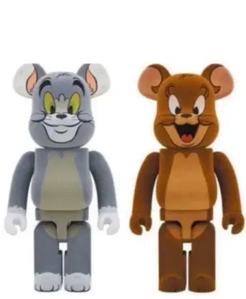 BE@RBRICK 톰 제리 플로키 2종 세트
