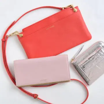 LAZY SUSAN 숄더백 레드 핑크