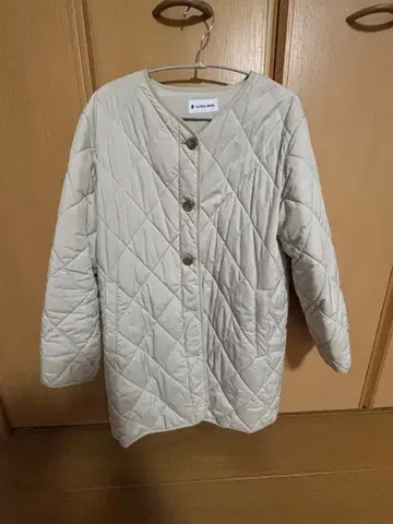 GLOBAL WORK 퀼팅 자켓 베이지