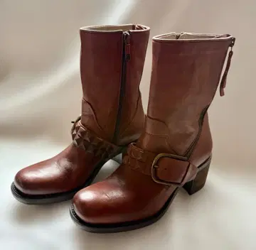 36 미사용 새상품 ALBERT FERMANI 숏부츠