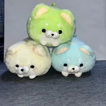 데굴데굴 강아지 파스텔 시바견 YELL 봉제 인형