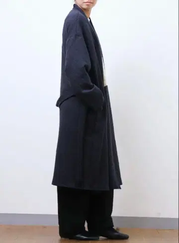 미즈이로 인드 퀼팅 롱 코트