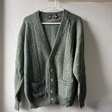 Fiona Macphail 그린 가디건 L 사이즈
