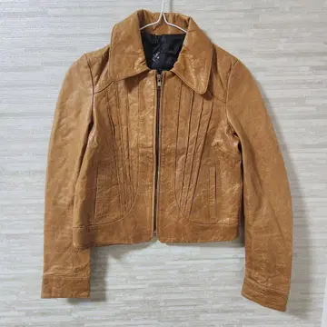 [ S ] moussy 마우지 소가죽 가죽 자켓 안감 미키 콜라보