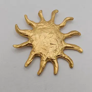 EDOUARD RAMBAUD 태양 브로치 골드