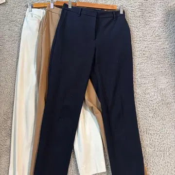 블랙 화이트 베이지 PLST 웜 리저브 스틱 팬츠 3개