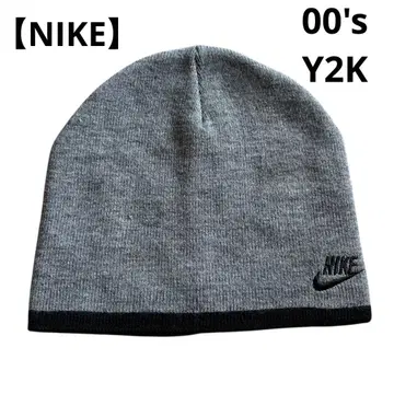 NIKE 니트 모자 비니 니트 캡 00s 스우시 로고 Y2K