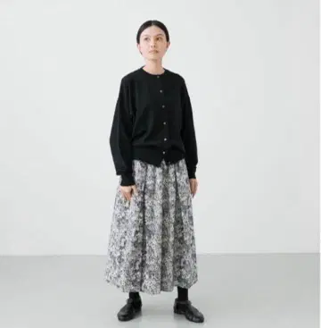 카구레 리버티 프린트 스커트