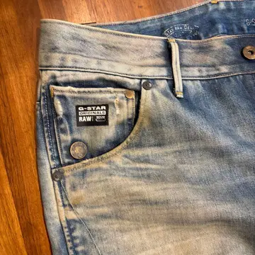 G-STAR 데미지 가공 데님
