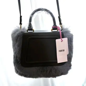 FURFUR 퍼 토트백 그레이