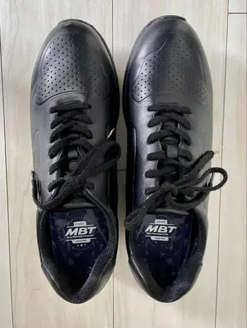 MBT 블랙 스니커즈 천연 가죽 JP27.7cm