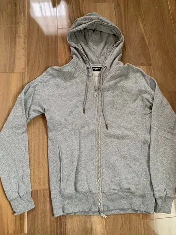 1PIU1UGUALE3 RELAX 그레이 풀 집업 후드티 큐빅