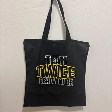 TWICE READY TO BE 메쉬 토트백