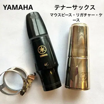 YAMAHA 마우스피스 4C 테너 색소폰 리가처 케이스 흠집 있음