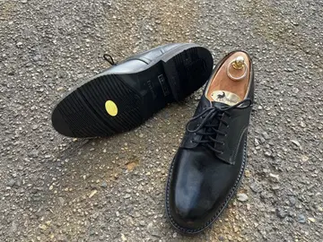 REGAL 워커 750 블랙 외날개 플레인 토 박스 포함 데드스탁