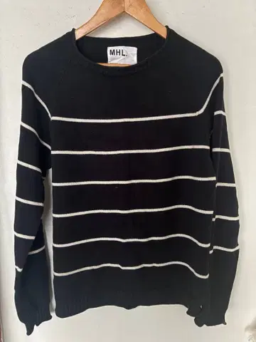 MHL. 스트라이프 크루넥 니트 L 사이즈