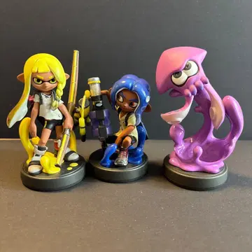 스플래툰 amiibo 3체 세트