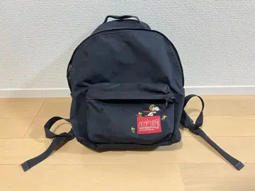 맨해튼 포티지 x 스누피 콜라보 백팩 블랙
