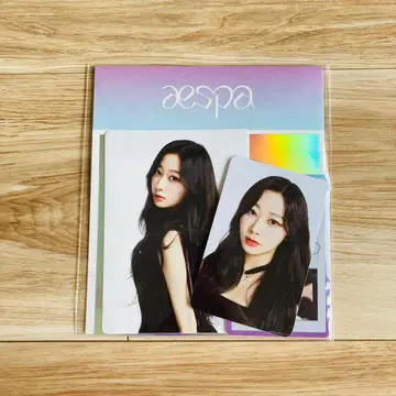 aespa 지젤 ID 카드 데코 스티커