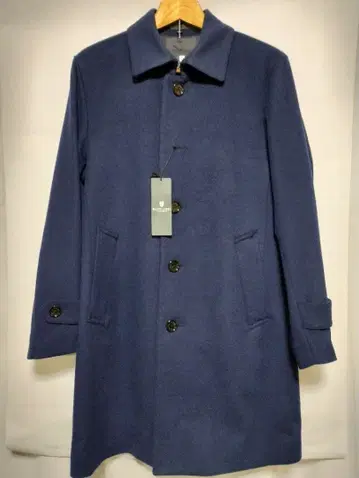 BLACK LABEL(삼양상회)의 양모 캐시미어 네이비 컬러 롱 코트