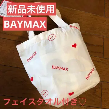 베이맥스 BAY MAX 페이스 타월 5장 세트 토트백 포함
