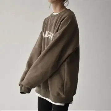 Lavish Gate 라비쉬게이트 로고 맨투맨 속기모 오버 사이즈