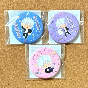 주술회전 고죠 사토루 이라스토야 캔뱃지