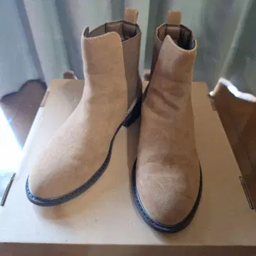 사이드 고어 부츠 스웨이드