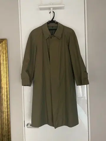 카키 베이지 스텐카라 코트