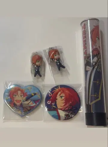 앙스타 츠키나가 레오 응원봉 튜브 스트랩 캔뱃지