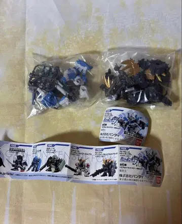 가샤폰 전사 f #1.5 건담 밴시 노른 가챠 피규어