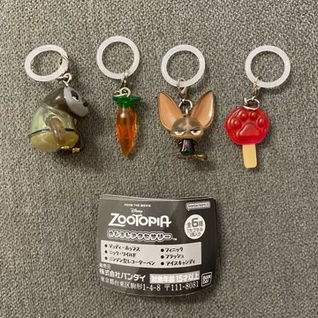 [당일 발송] 주토피아 메지루시 액세서리 가챠 디즈니