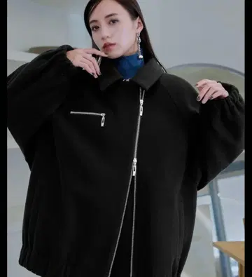 [ HARE ] 울리테크 2WAY 스텐칼라 블루종